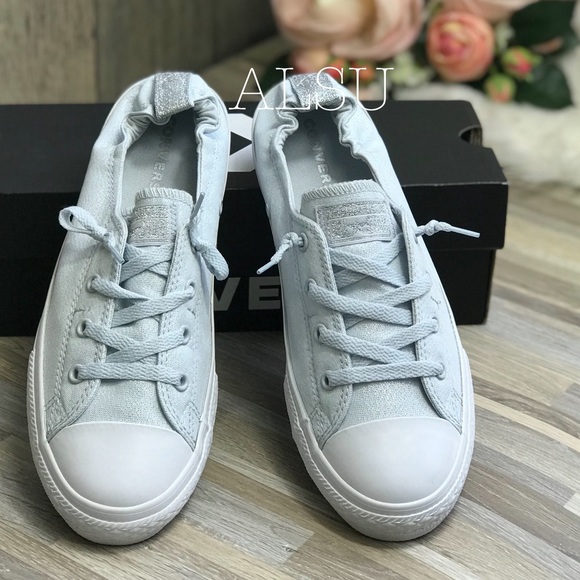 Converse Ctas Shoreline Slip Pure Platinum J/W - Picture 3 of 8